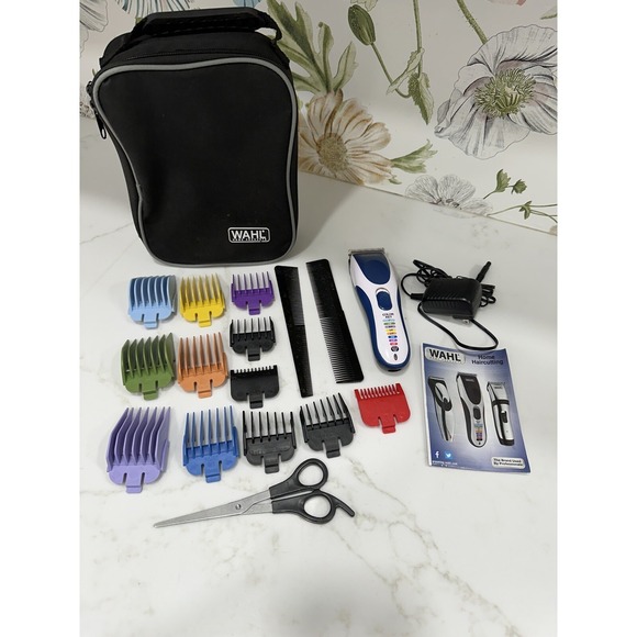 Wahl Other - Wahl Clipper Pro Complete Haircutting Groom Kit with Easy Color Coded Guide Comb